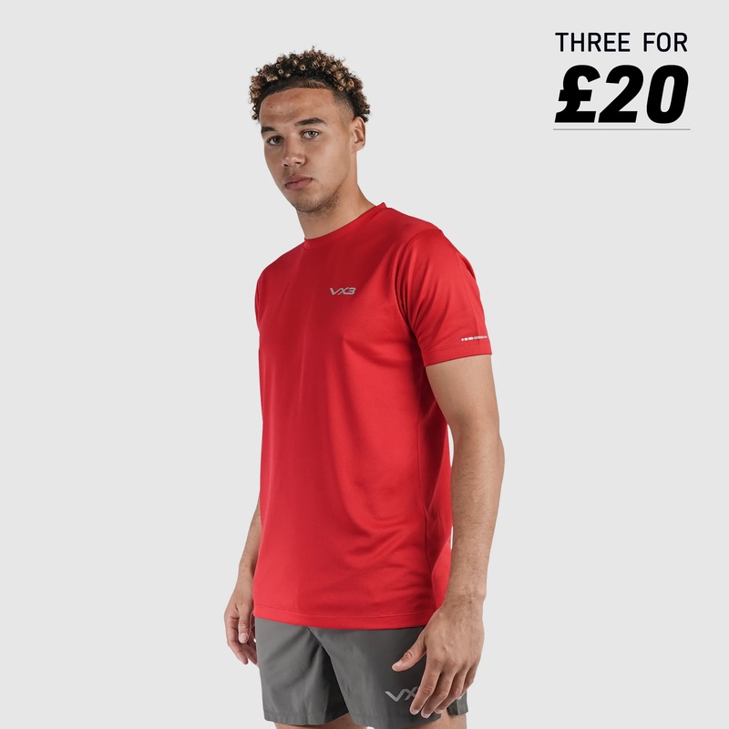 Aerowave T-Shirt- Red