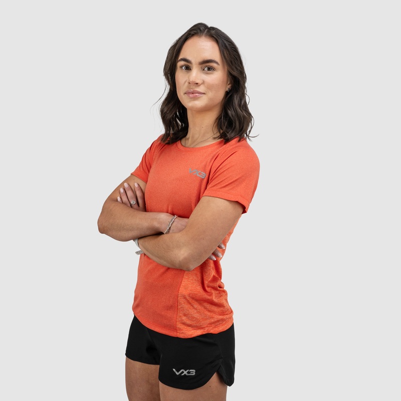 Aurora Tee Ladies Apricot