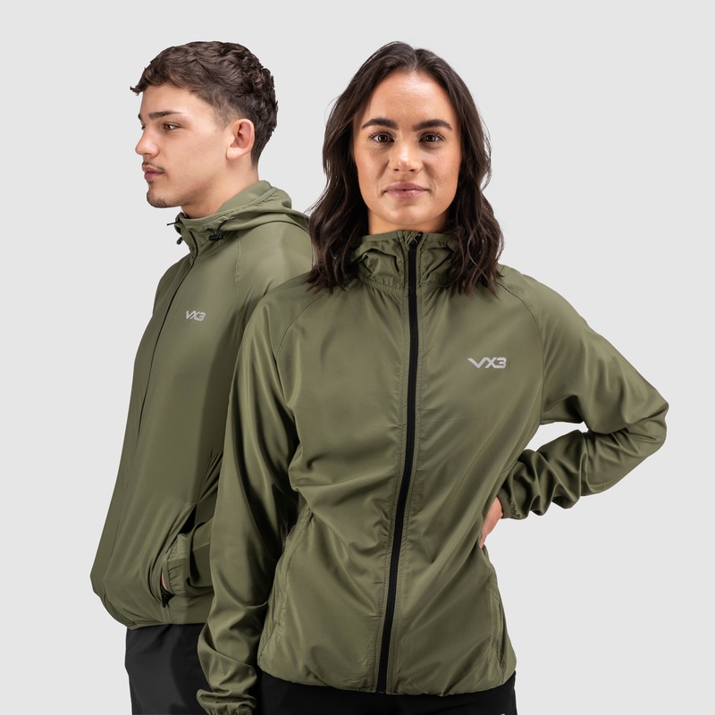 Stealth Running Jacket Cypress Green