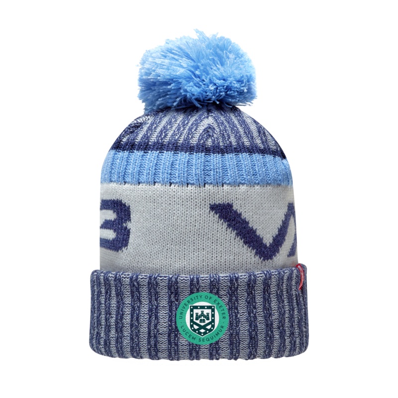 UOE Politics FC Navy Fleece-Lined Bobble Hat