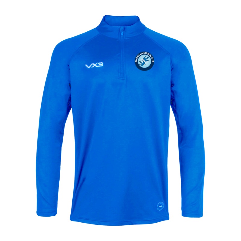 Llandysul FC Primus Youth Quarter Zip - Royal