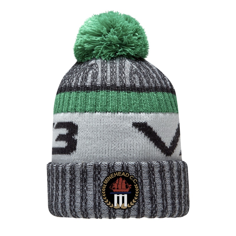 Minehead Cricket Club Fleece-Lined Bobble Hat