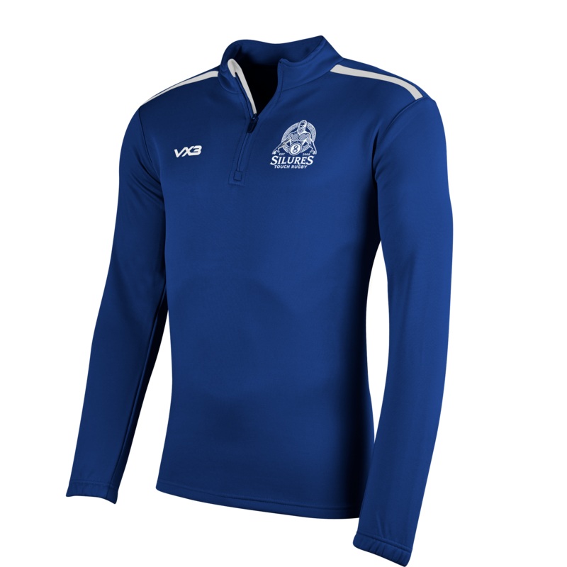 Silures Touch Rugby Fortis Quarter Zip Sweat
