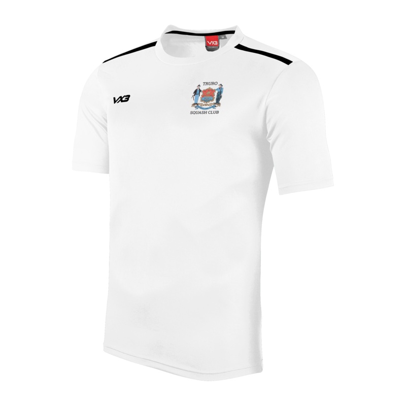Truro Squash Club White Fortis Tee