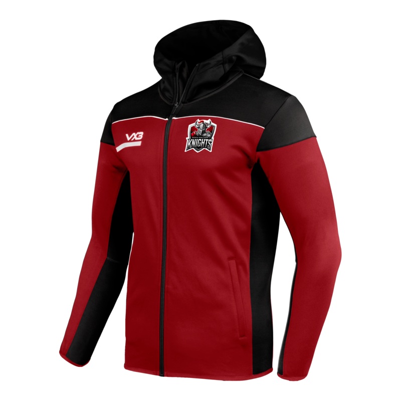 North Midlands Knights RL Opus Zoodie - Red Black