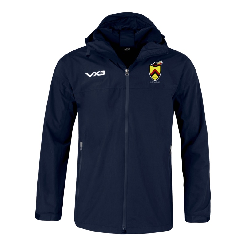 Cardiff Cavaliers CC Protego Waterproof Jacket Navy