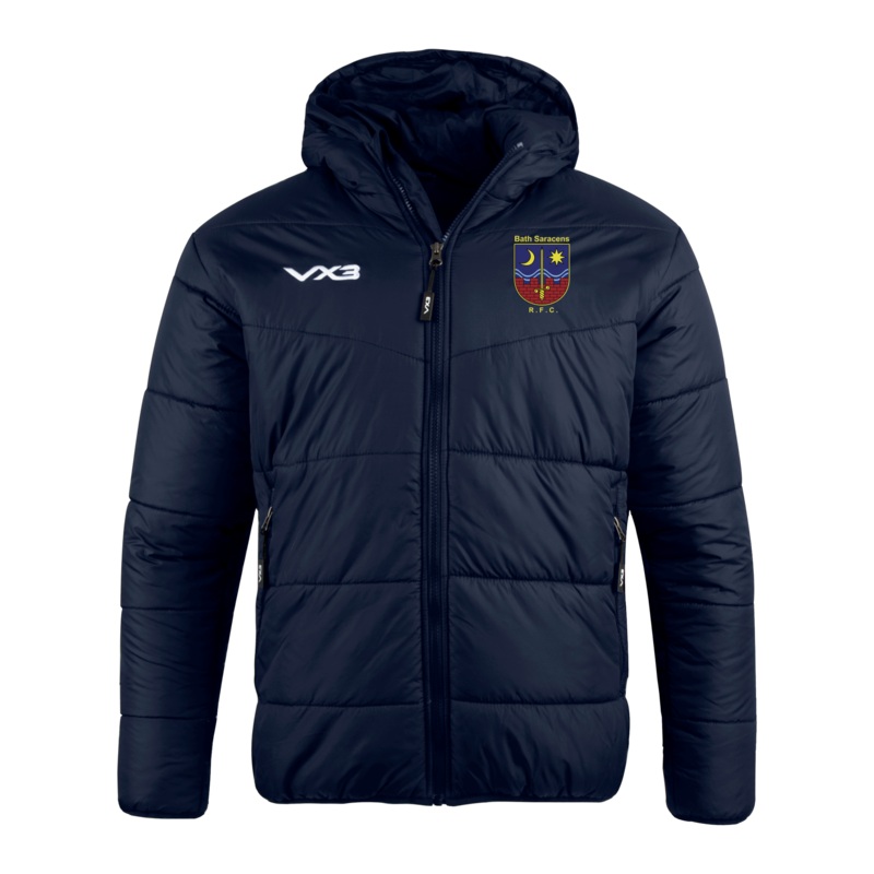 Bath Saracens RFC Lorica Quilted Jacket Youth
