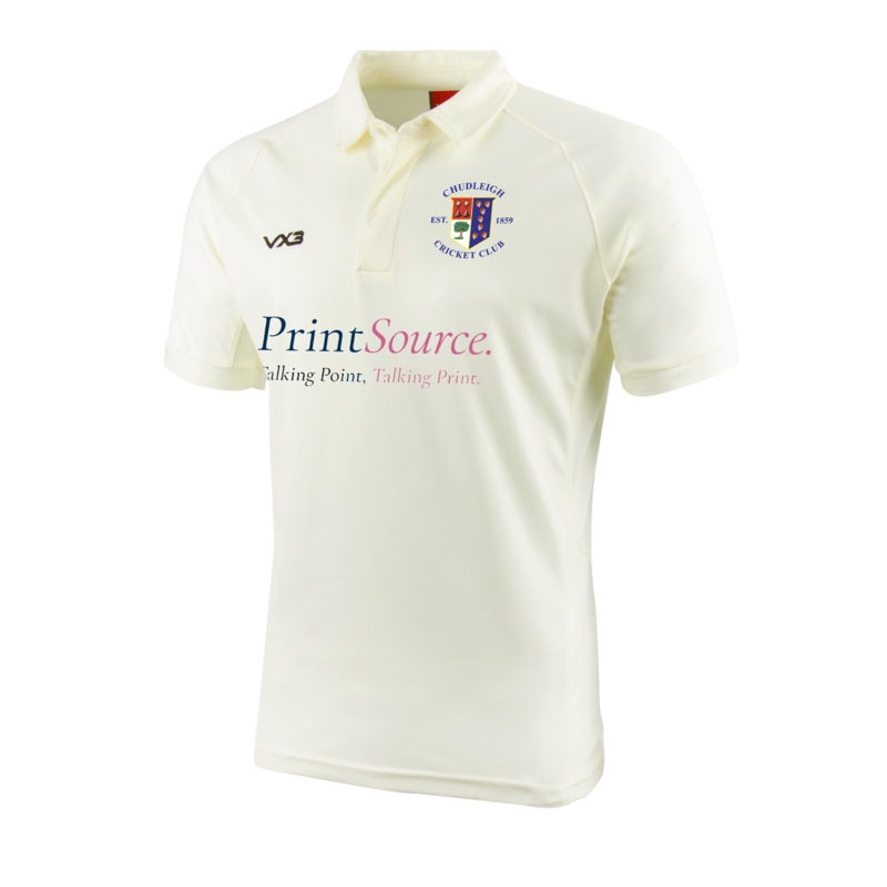 Chudleigh Cricket Club Cricket Whites Short Sleeve Shirt