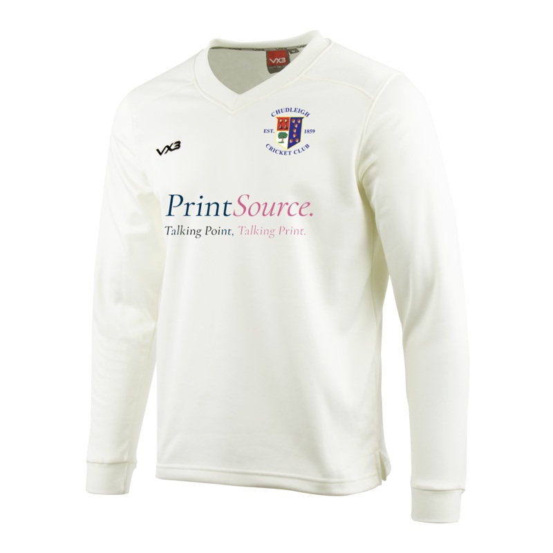 Chudleigh Cricket Club Cricket Whites Sweatshirt Elite