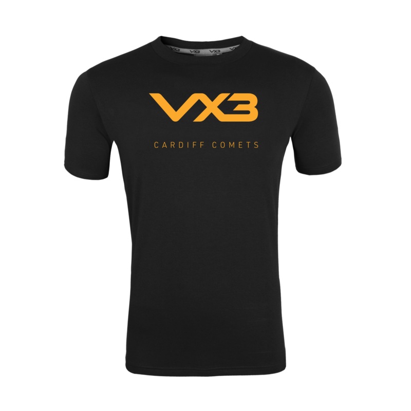 Cardiff Comets Black Womens Invicta Club Tee