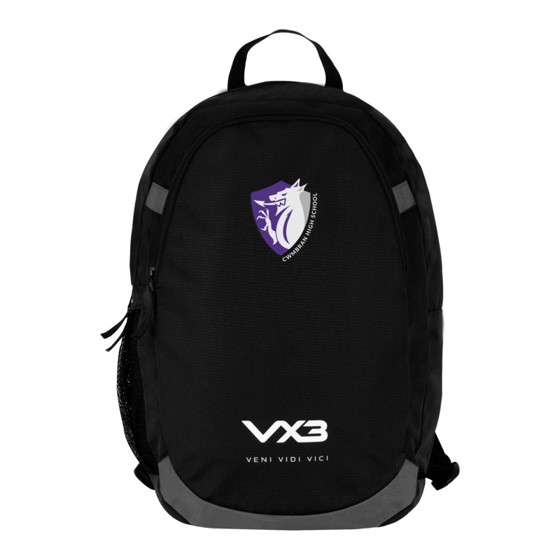 Cwmbran High School Performance Backpack Black/Dark