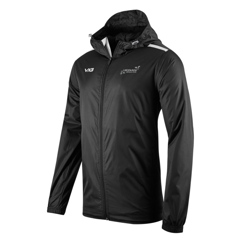 Leopards Netball Club Fortis Youth Full Zip Rain Jacket