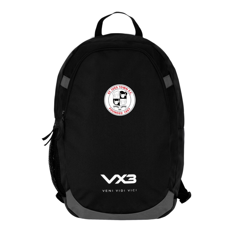 St Ives Town FC Performance Backpack Black/Dark