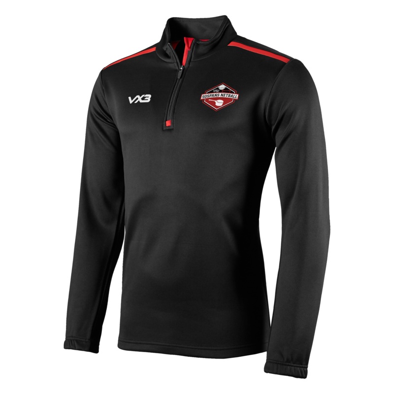 Sospans Netball Club Fortis Quarter Zip Sweat