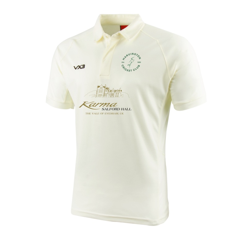Harvington Cricket Club Cricket Whites Short Sleeve Shirt