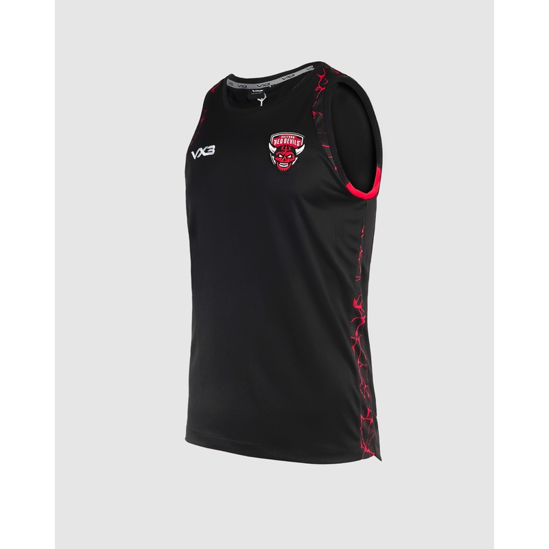 Salford Red Devils 2024 Black Quadrigo Vest