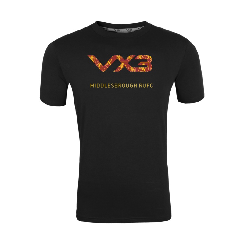 Middlesbrough RUFC Black Invicta Tee