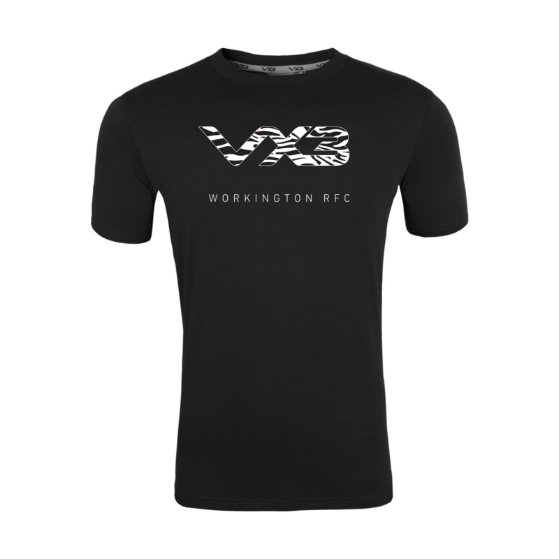 Workington RFC Black Invicta Tee