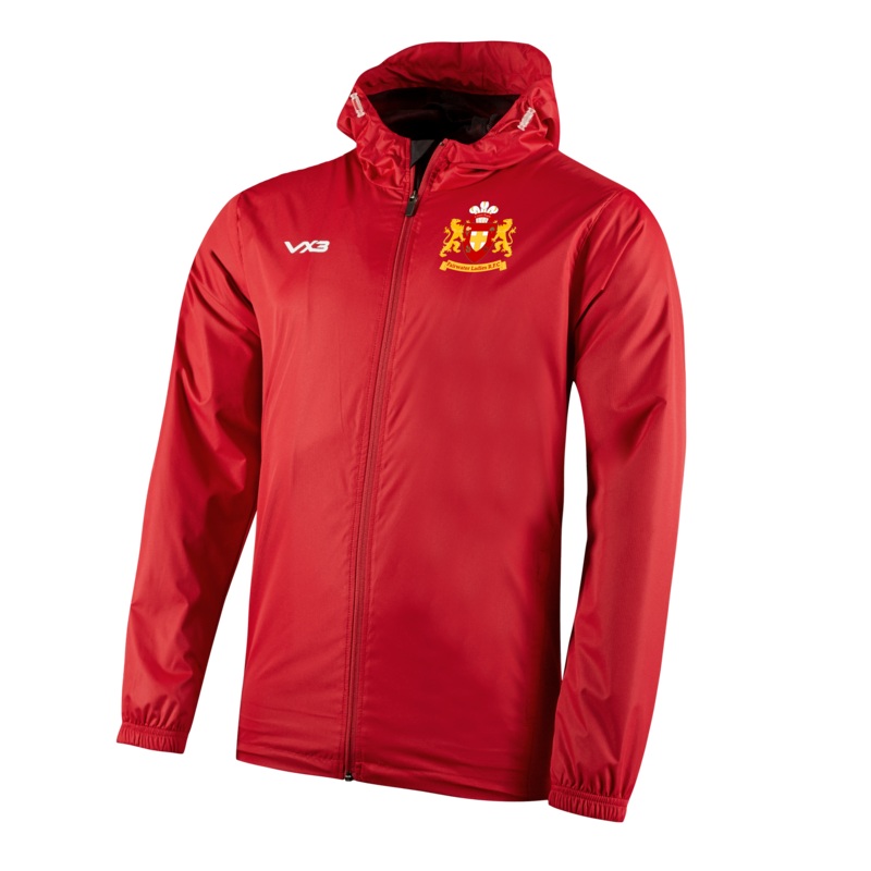 Fairwater Ladies RFC Primus Rain Jacket Red