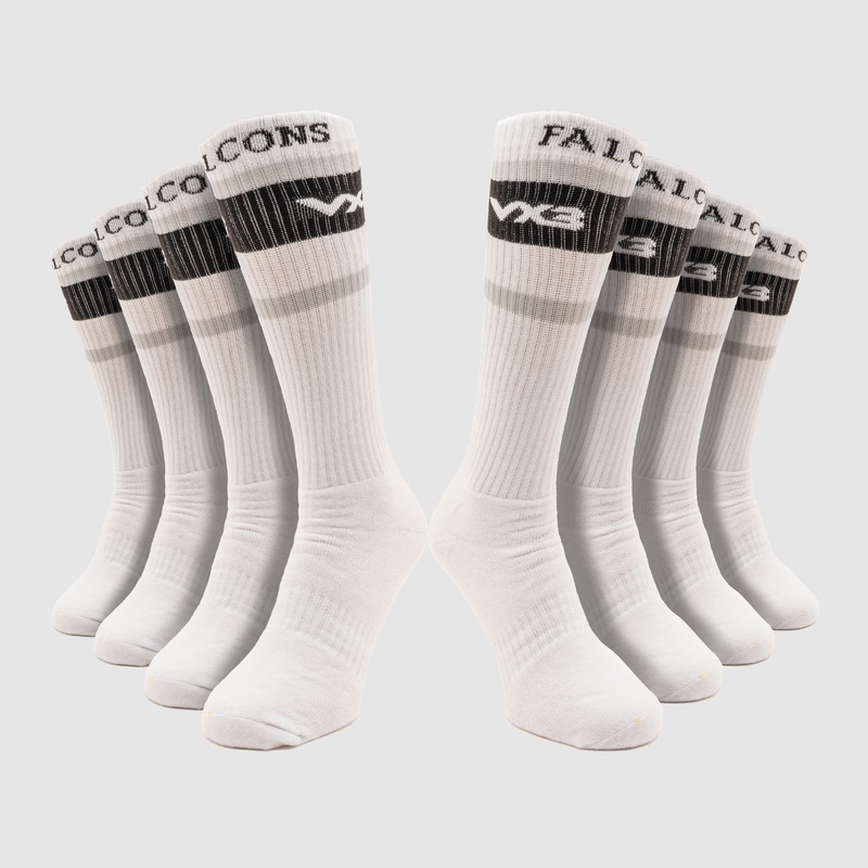 Newcastle Falcons Mid Length Crew Sock (4 Pack)