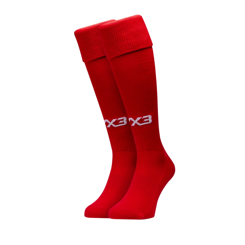 Cal State Prep Academy Adults Plain Playing Socks Red