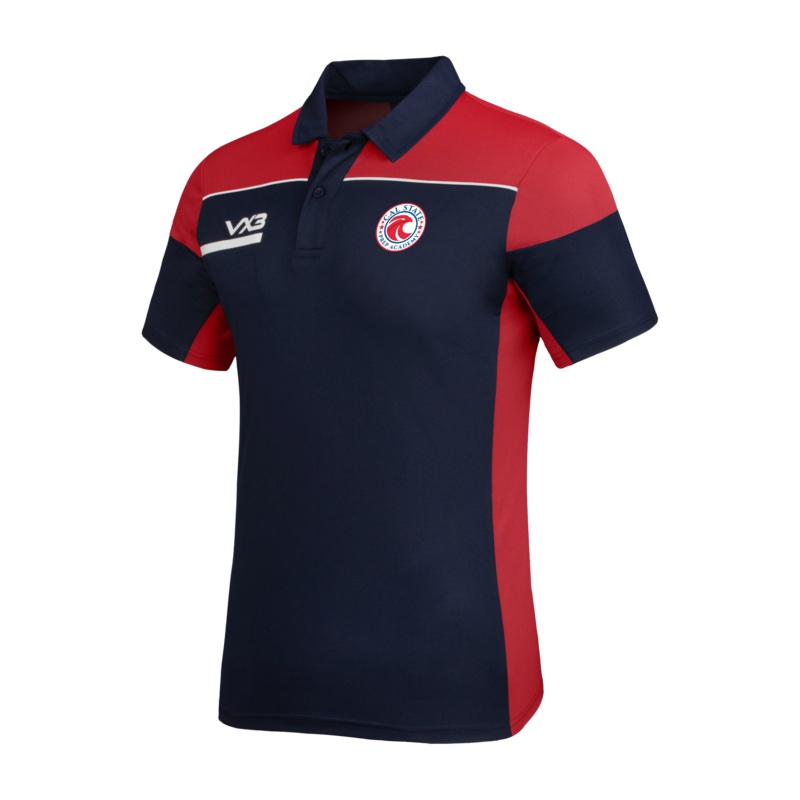 Cal State Prep Academy Opus Polo - Navy Red