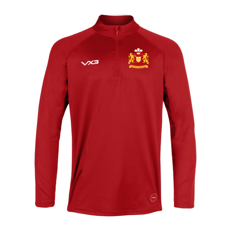 Fairwater Ladies RFC Primus Quarter Zip Red