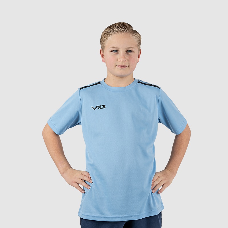 Fortis Youth Tee Sky/Black