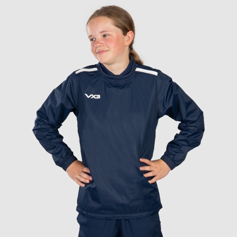 Fortis Youth Smock Navy/White