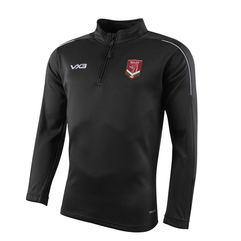 Wales Rugby League Pro Half Zip Sweat