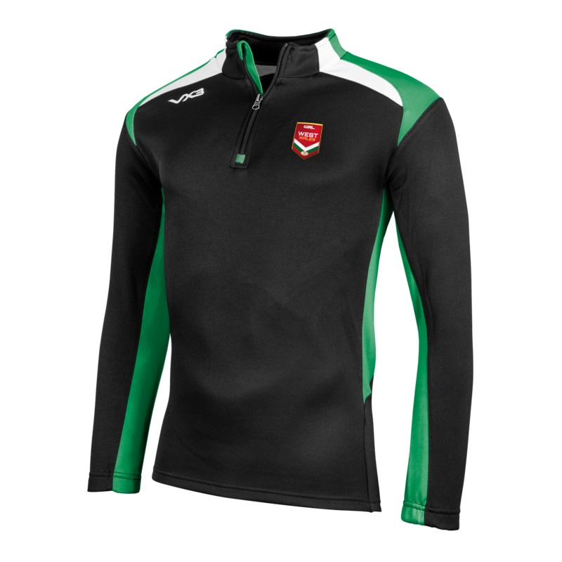 West Wales Rugby League Novus Half Zip Sweat
