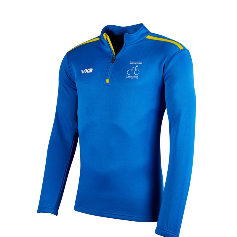 Clwb Seiclo Llanymddyfri Fortis Half Zip Sweat
