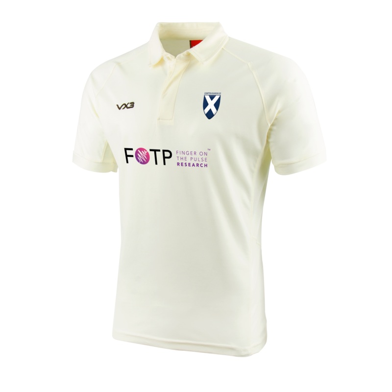 Compton Dundon Cricket Club Whites Youth S/S Shirt