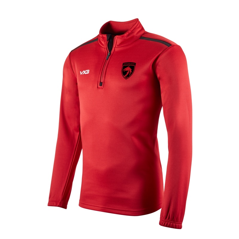 Newtown RFC Fortis Half Zip Sweat Red