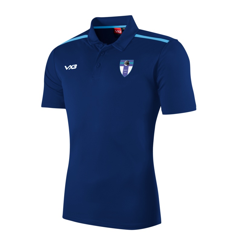 South Nutfield Cricket Club Fortis Youth Polo Navy/Sky