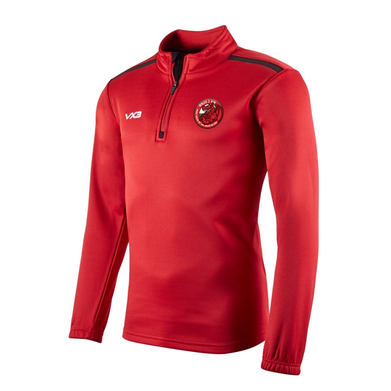 Wales 2 Win Fortis Half Zip Sweat