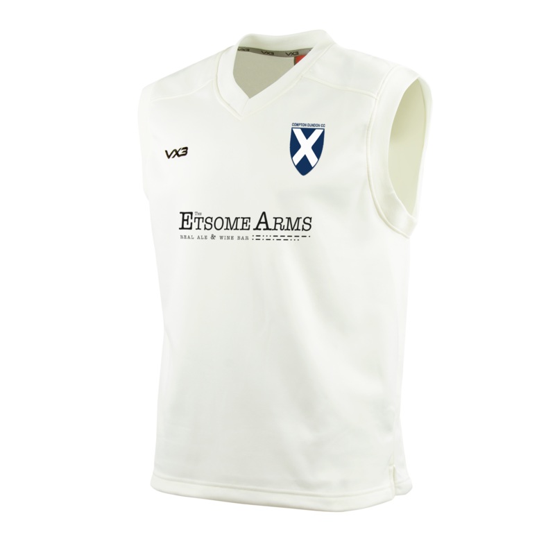 Compton Dundon Cricket Club Whites Slipover