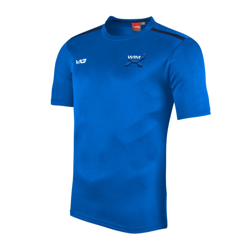 WIMX Tennis Fortis Youth Tee Royal/Navy