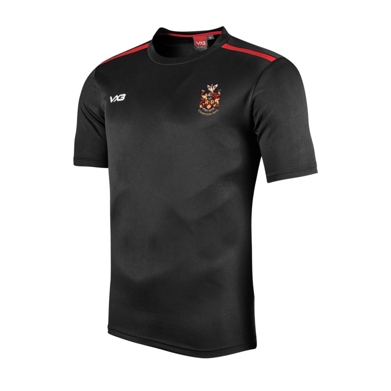 Campion RFC Fortis Youth Tee Black/Red