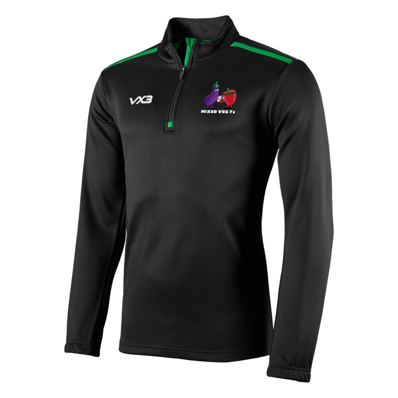 Mixed Veg 7s Fortis Half Zip Sweat