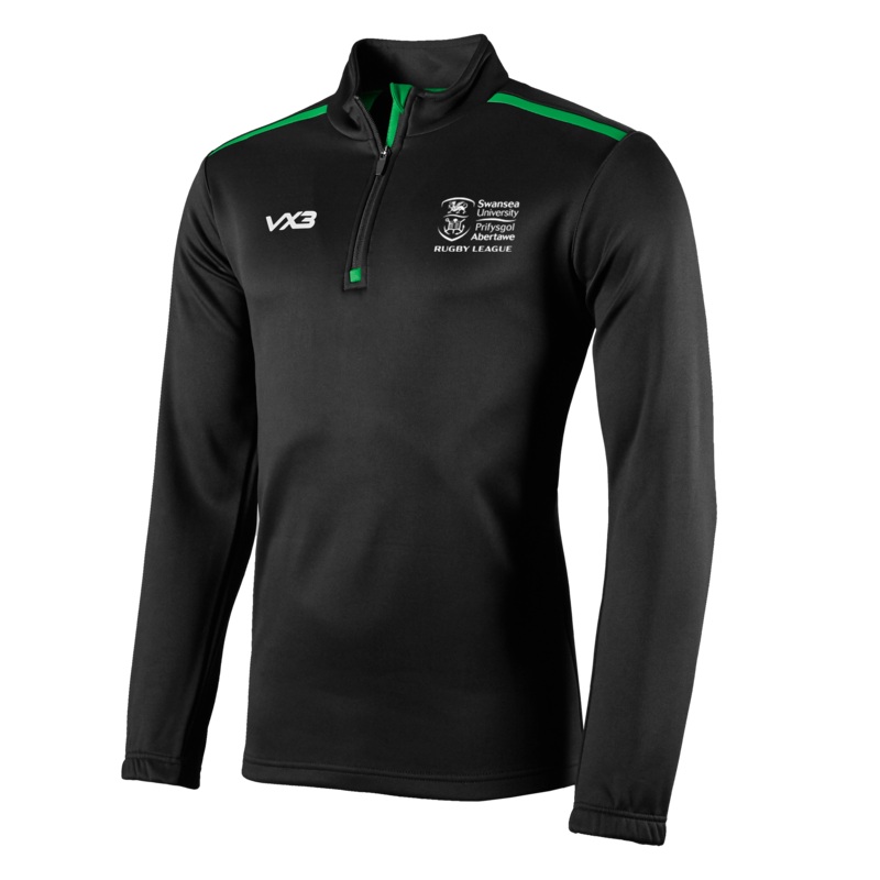 Swansea University Rugby League Fortis Half Zip Sweat