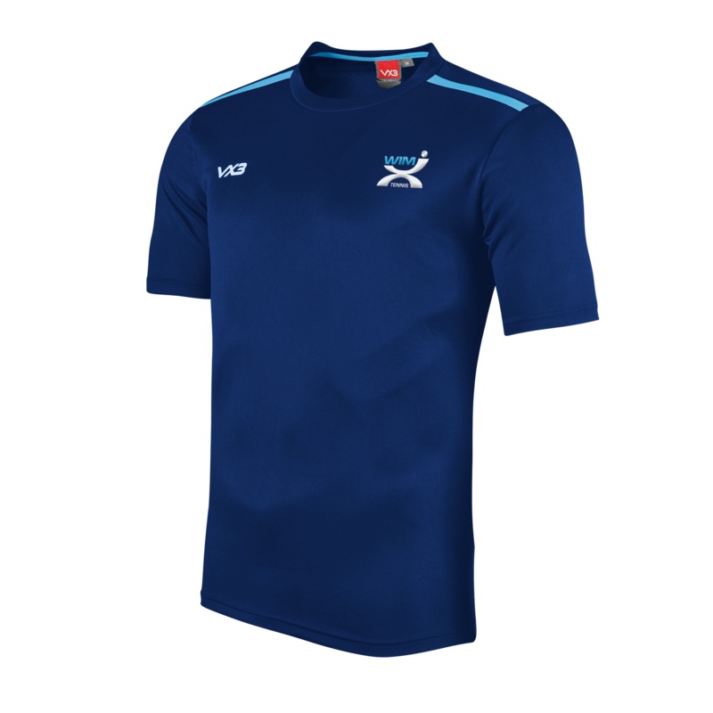 WIMX Tennis Fortis Tee Navy/Sky