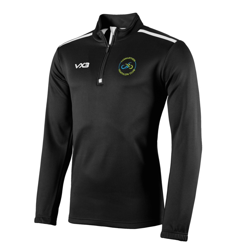 Carmarthen Triathlon Club Fortis Half Zip Sweat