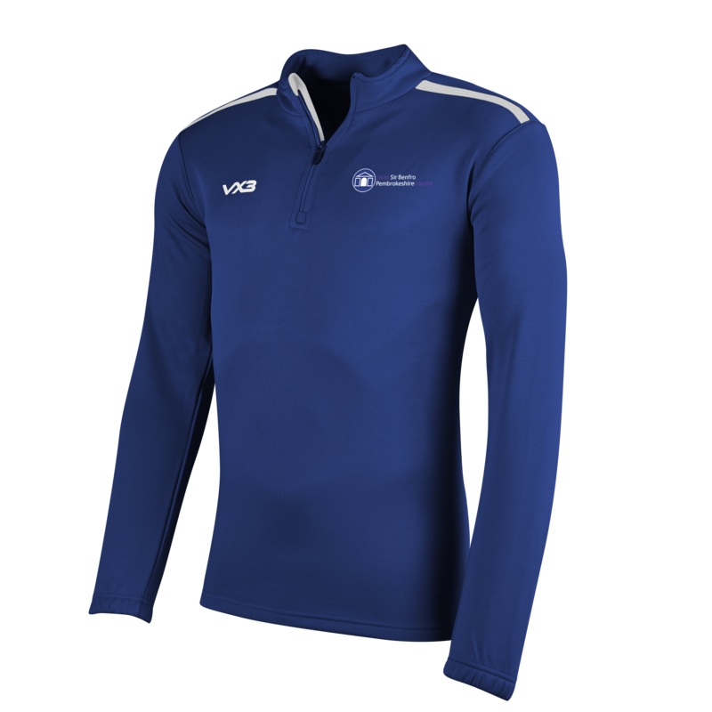Coleg Sir Benfro Pembrokeshire College Fortis Half Zip Sweat