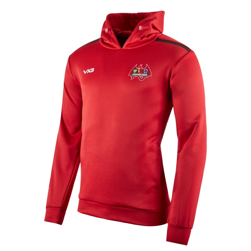 Ffederasiwn y Ddraig Fortis Hoodie Red