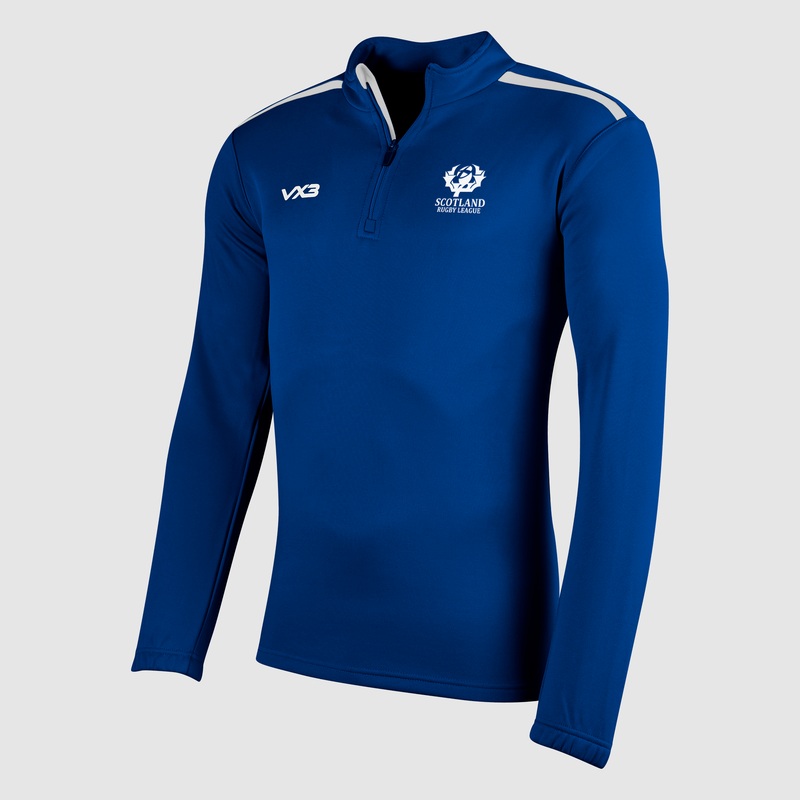 Scotland Rugby League Fortis Half Zip Sweat