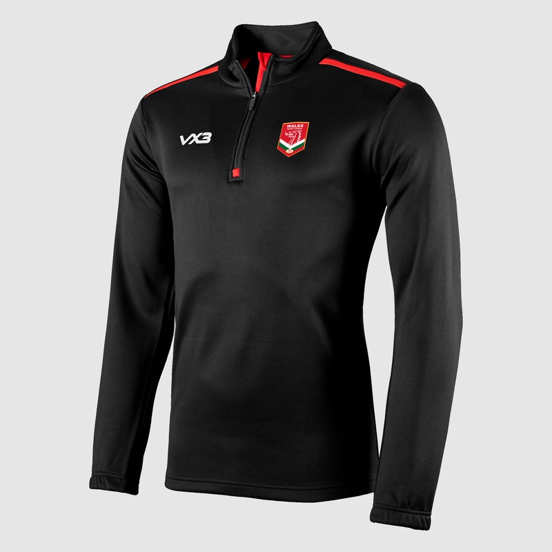 Wales Rugby League Fortis Half Zip Sweat