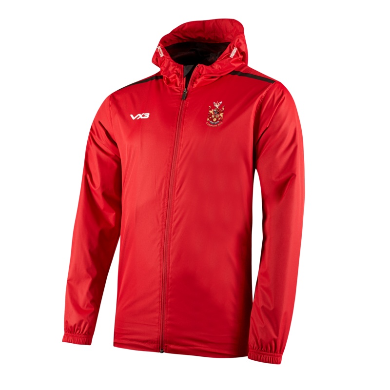 Campion RFC Fortis Full Zip Rain Jacket Red/Black