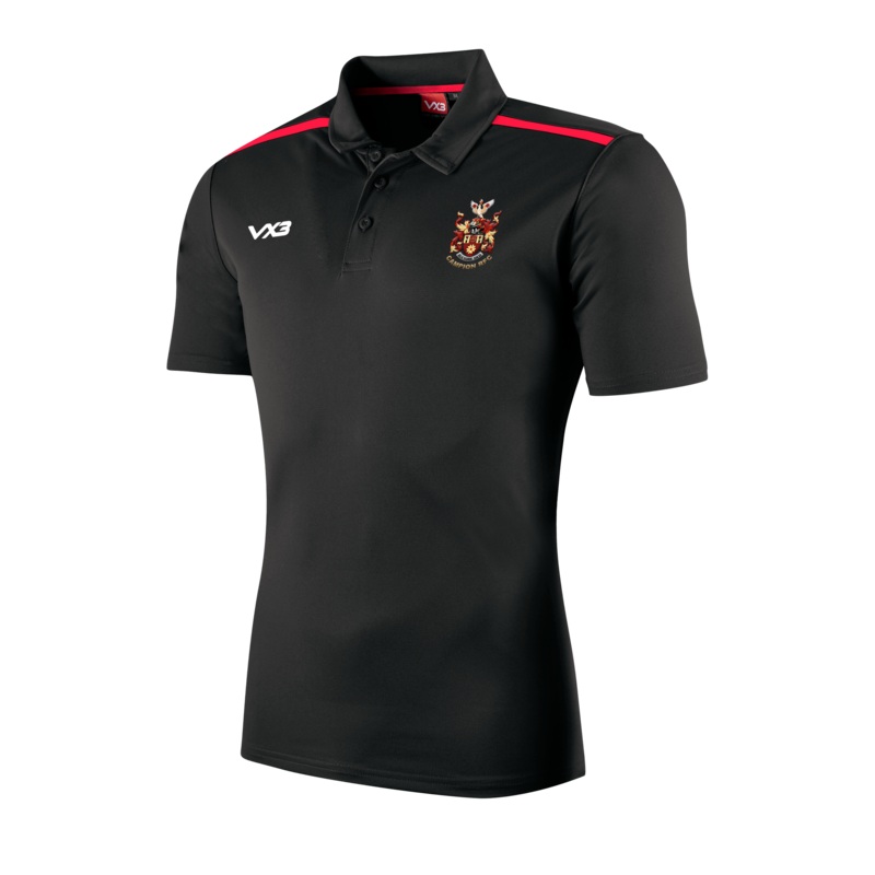 Campion RFC Fortis Polo Black/Red