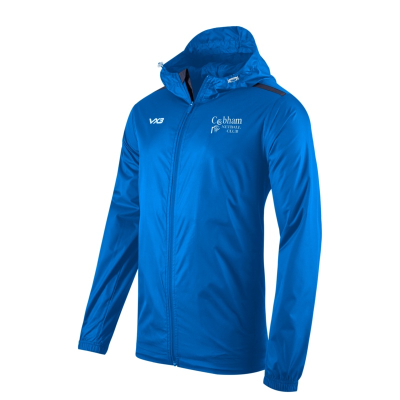 Cobham Netball Club Fortis Full Zip Rain Jacket Royal/Navy